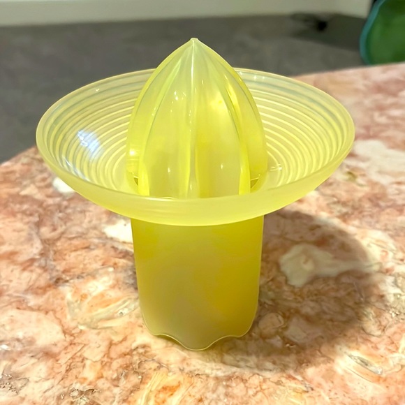 Tupperware Kitchen Vintage Tupperware Yellow Juicer Orange Juice